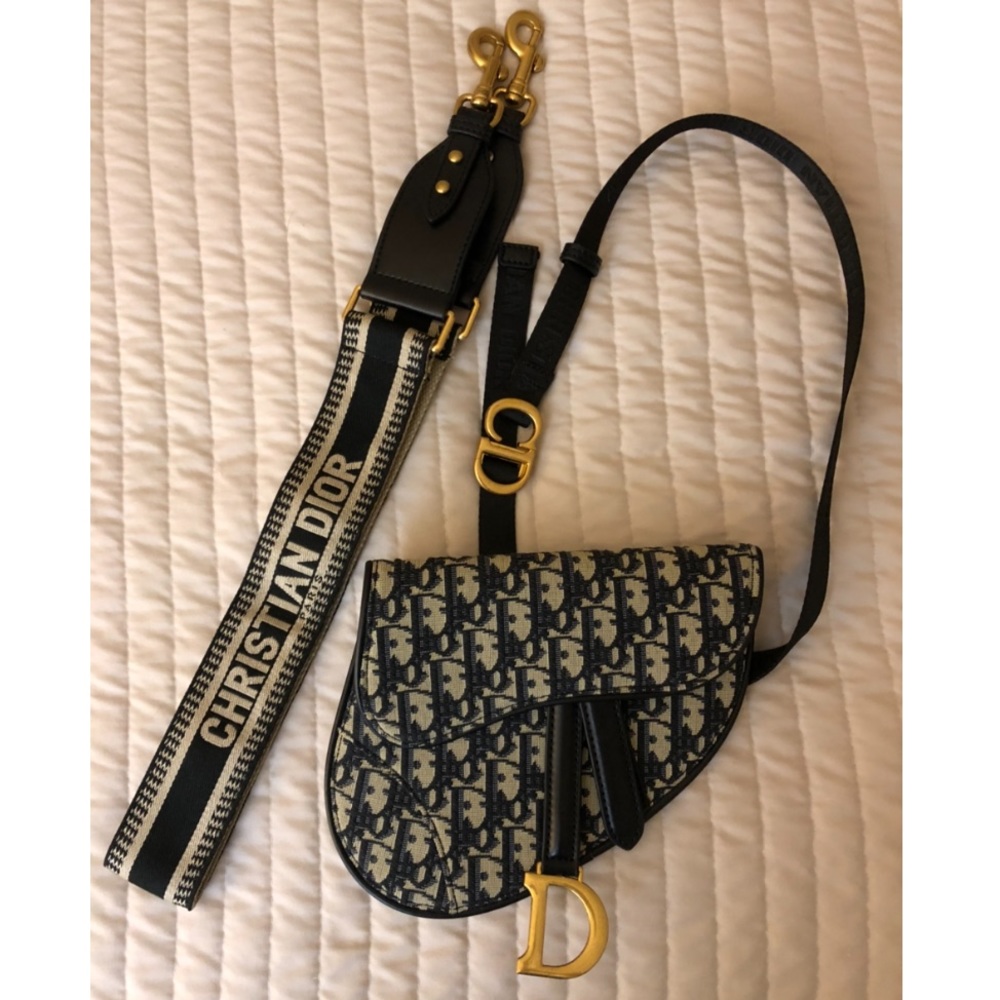 Navy/Cream Saddlebag/belt